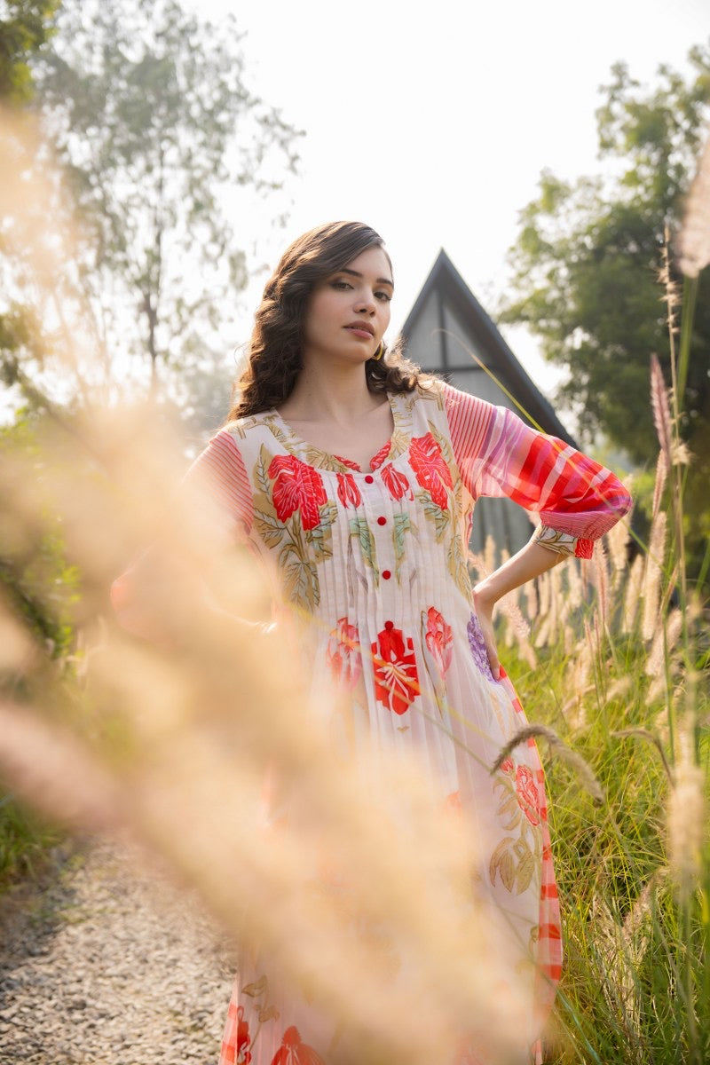 Pure Cotton Kurta Pant Set for Women – Lightweight Daily Wear