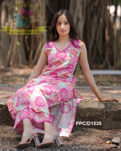 Elegant Kurti Pant Set for Women – Stylish Ethnic Wear for Daily or Festive Use – Sizes 36 to 44