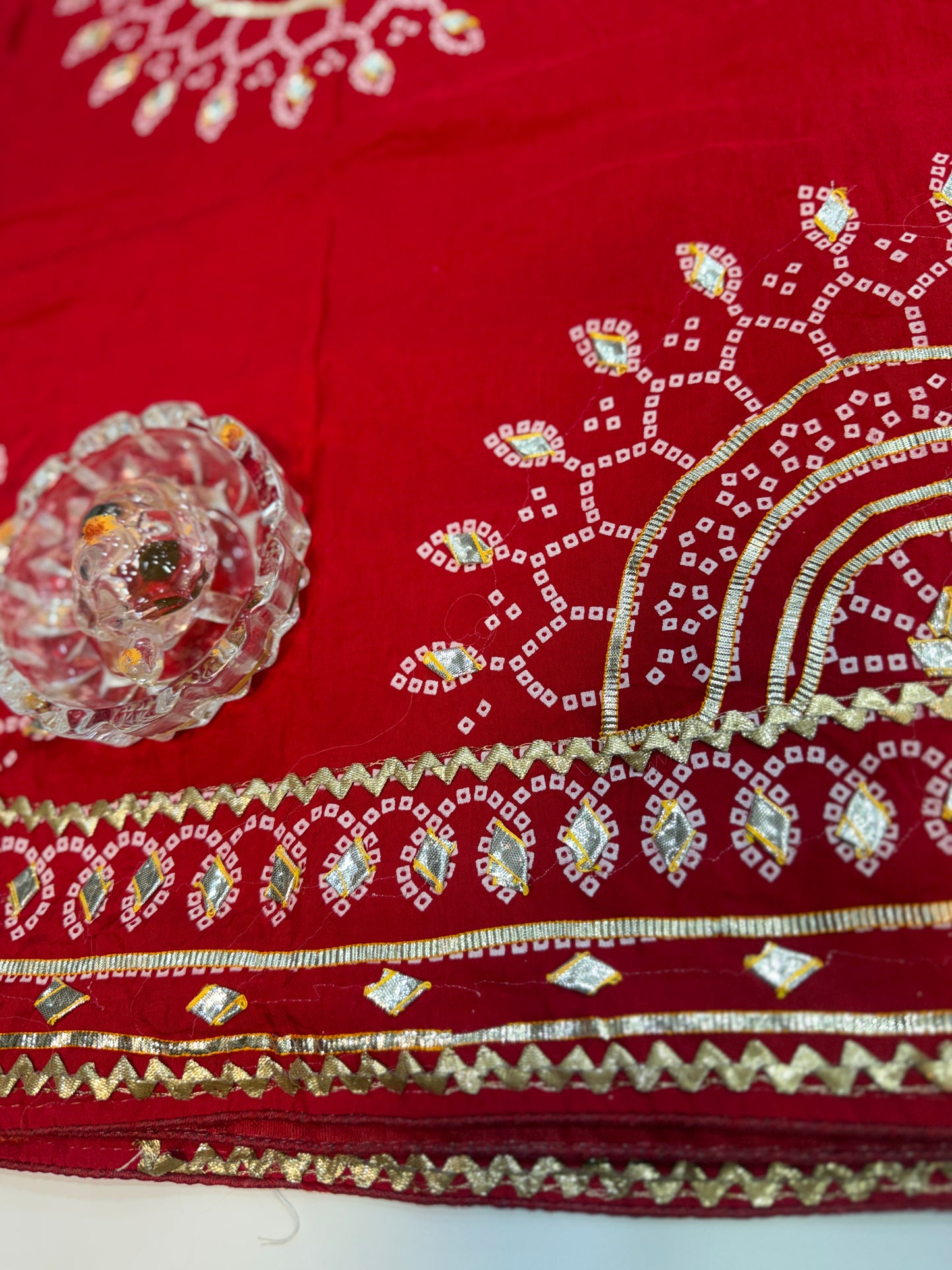 Pure Modal Silk Saree with Embroidered Border and Matching Blouse