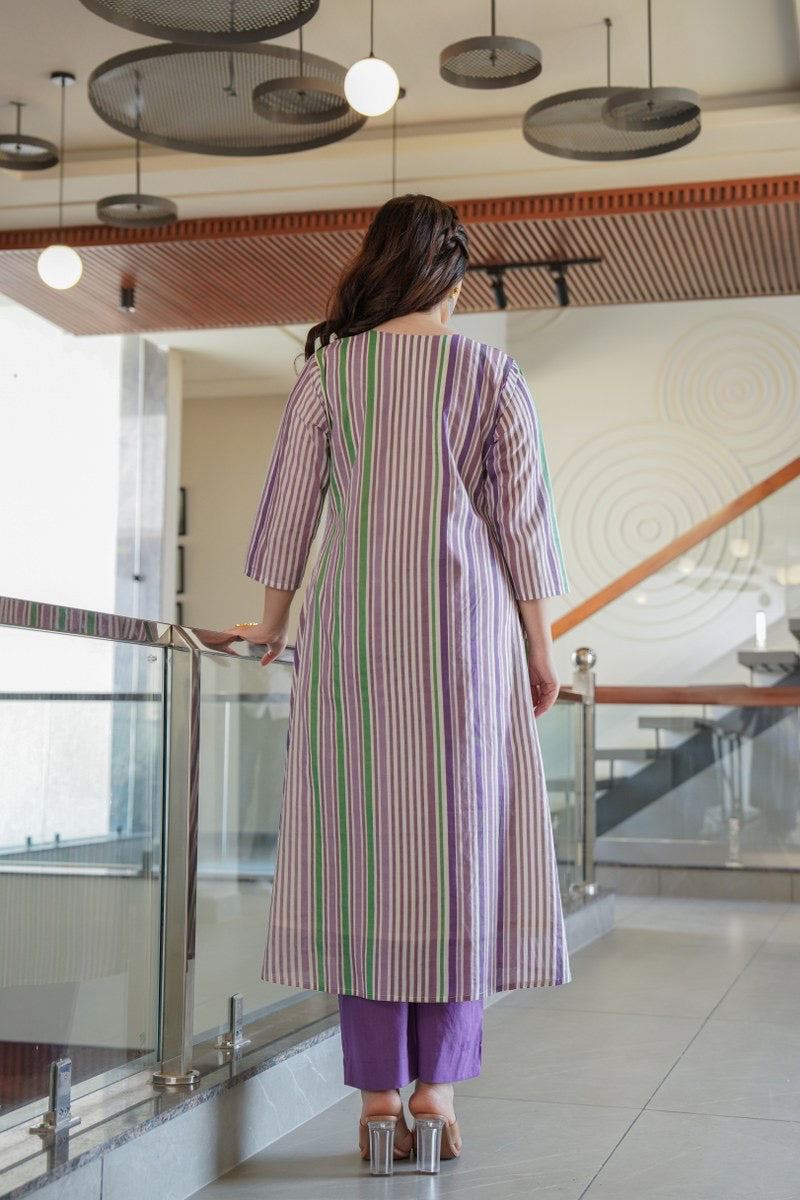 Mul Cotton Kurta Pant Set for Women – Soft & Breathable Daily Wear