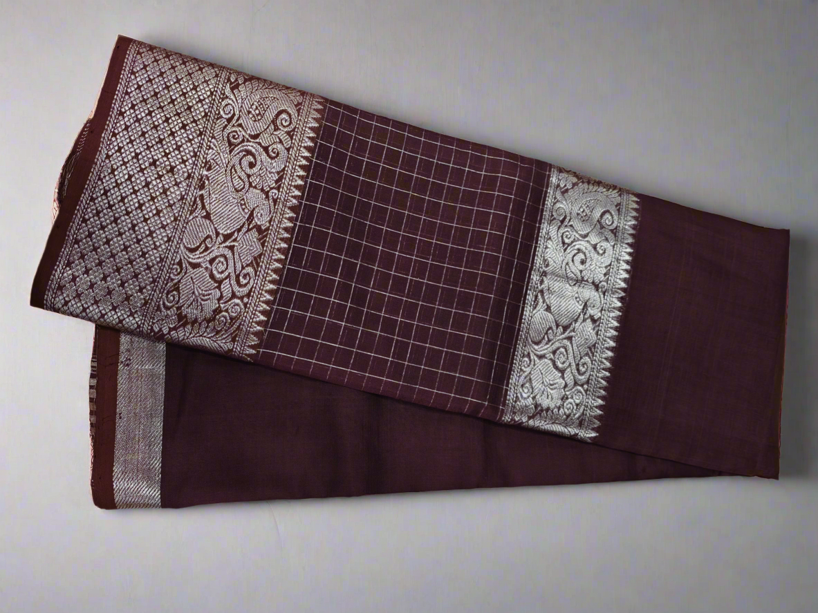 Mangalgiri Pure Pattu Handloom Silk Saree with Blouse