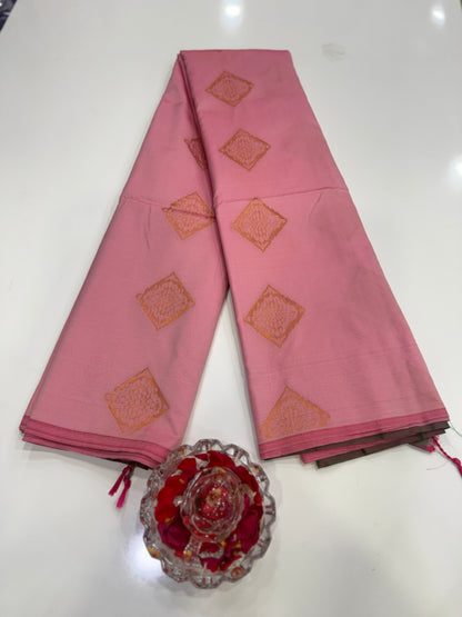 Soft Silk Sarees with Zari Work and Contrast Borders for Women – Festive and Traditional Wear