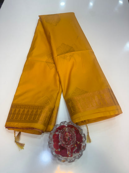 Soft Silk Sarees with Zari Work and Contrast Borders for Women – Festive and Traditional Wear