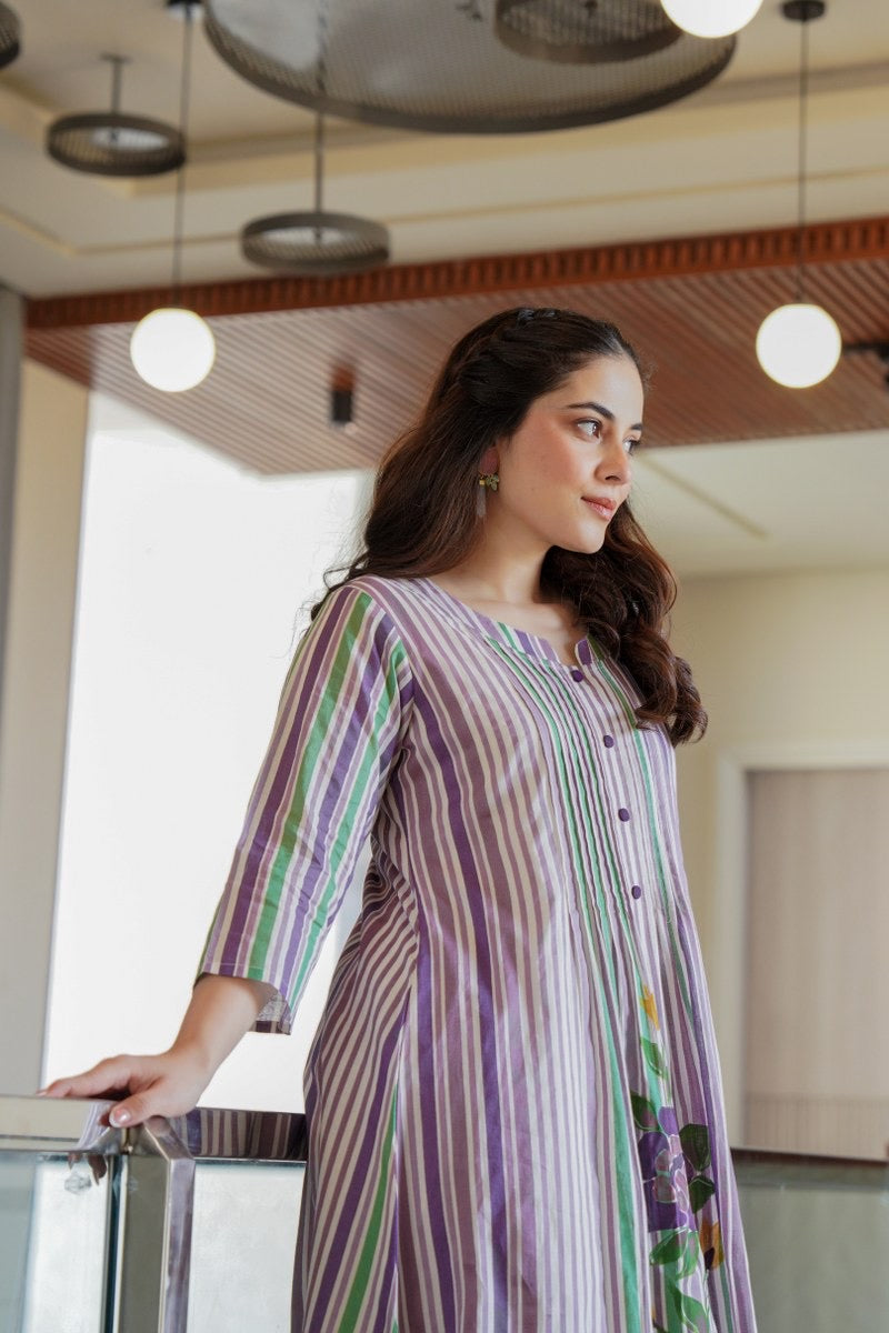 Mul Cotton Kurta Pant Set for Women – Soft & Breathable Daily Wear