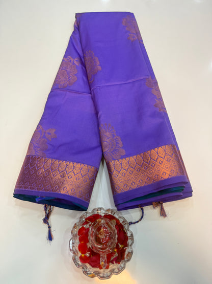 Soft Silk Sarees with Zari Work and Contrast Borders for Women – Festive and Traditional Wear