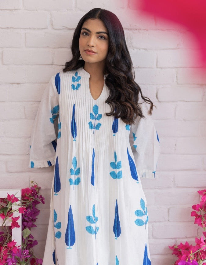 Cotton Kurti Pant Set for Women with Lining – Celebrity-Inspired Comfort Wear