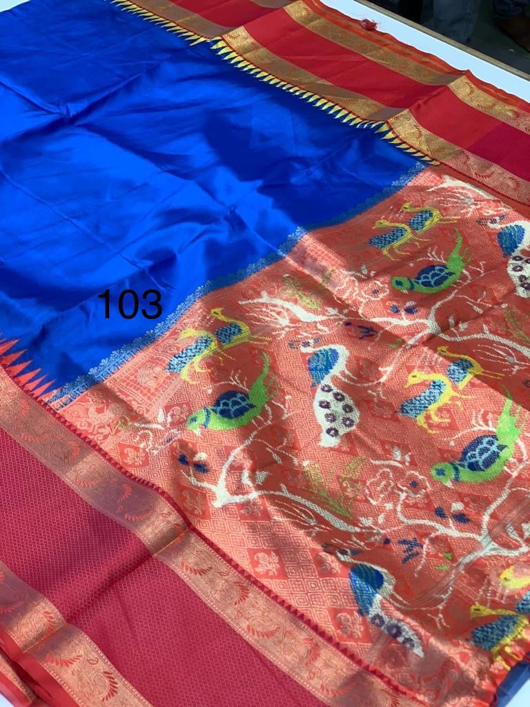 Royal Ikkat Majesty Silk Sarees