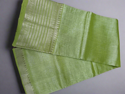 Mangalgiri semi Pattu Handloom Silk Saree with Blouse