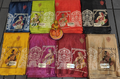 Tussar Silk Saree with Blouse Piece – Women’s Festive and Traditional Wear