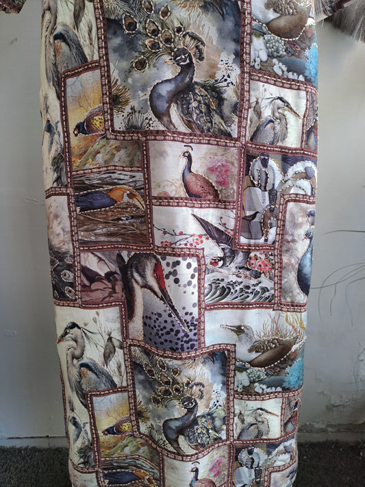 Dola Silk Kurta Set with Digital Print, Kantha and Sequin Work Viscose Cotton Pant – Ethnic Wear for Women (38 to 46)