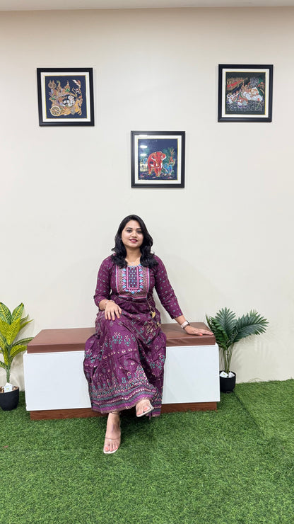 Diwali Night Anarkali Gown- Liva approved