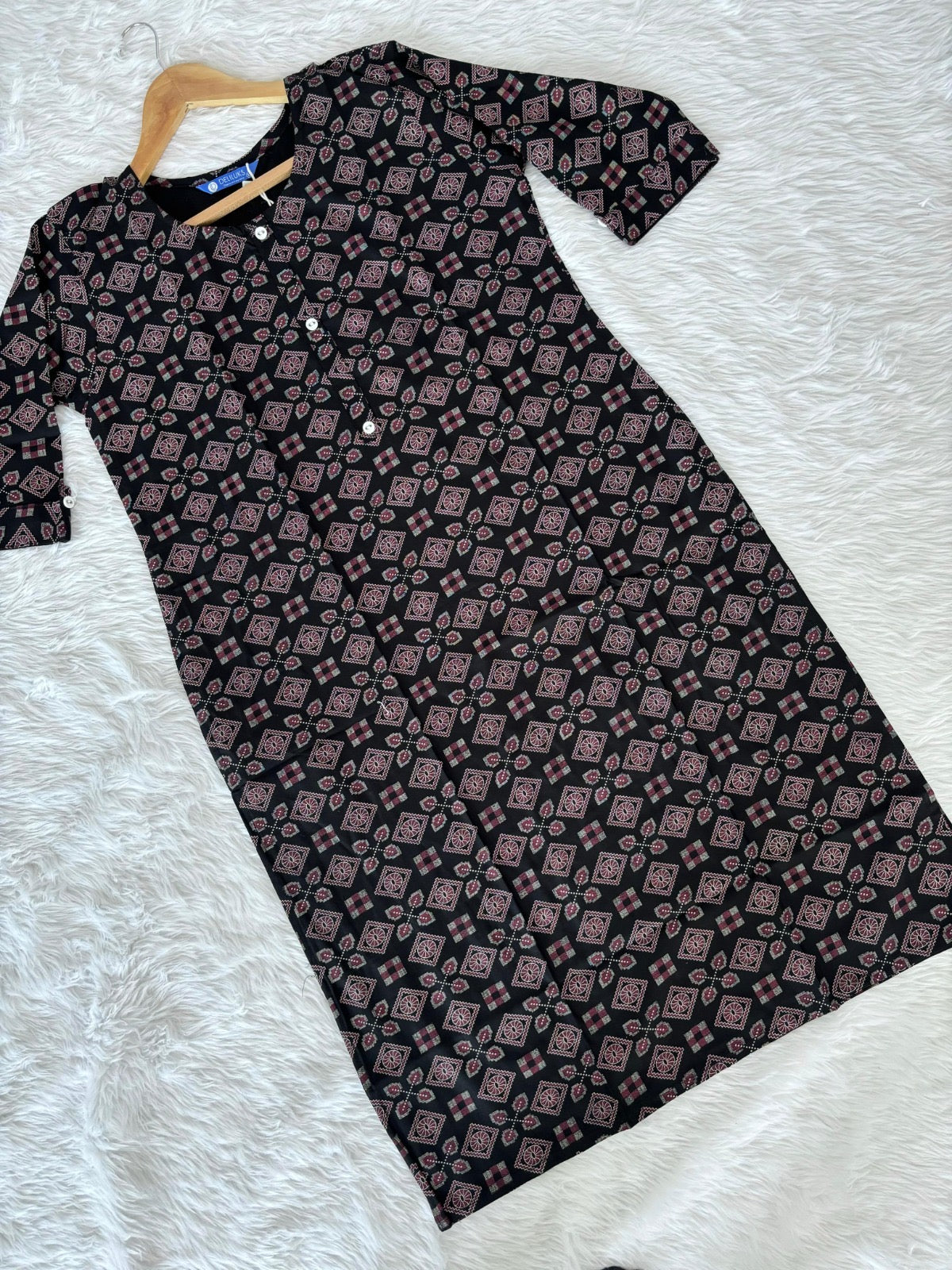 Liva Heavy Rayon Kurti for Women with 3/4th Sleeves – M to XXL