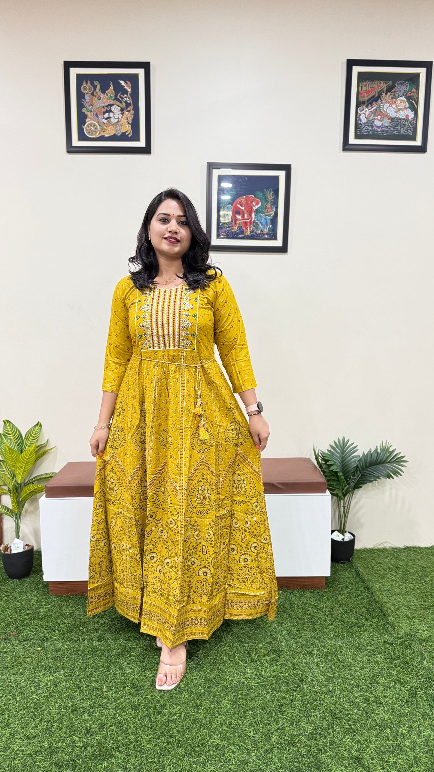 Diwali Night Anarkali Gown- Liva approved