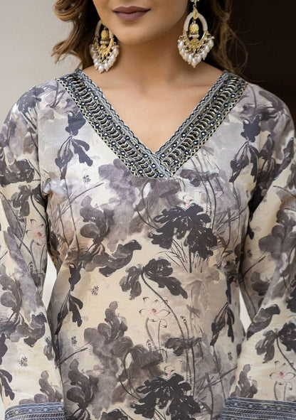 Modal Kurta Pant Dupatta Set with Beautiful Detailing Work – M to XXL