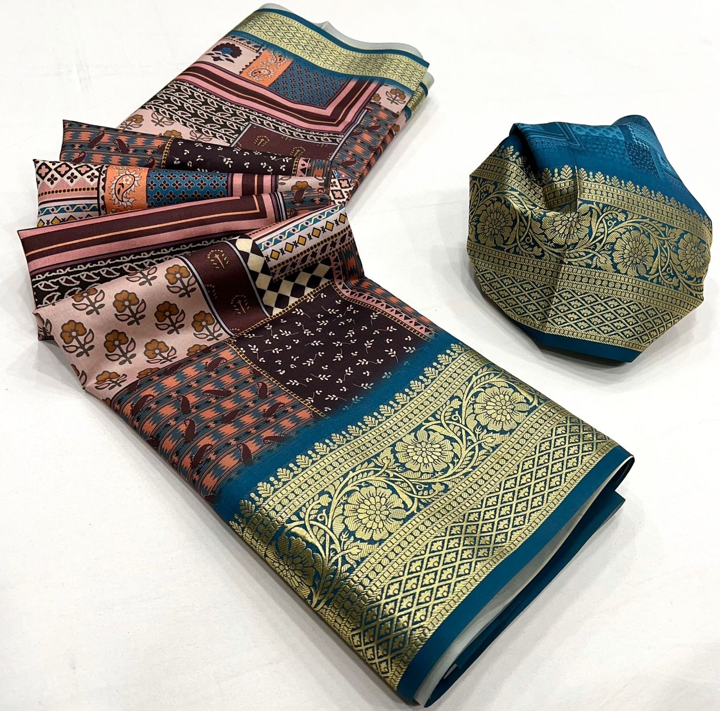 Dola Viscose Silk Saree with Exquisite Printed Design – Elegant Festive Wear for Women