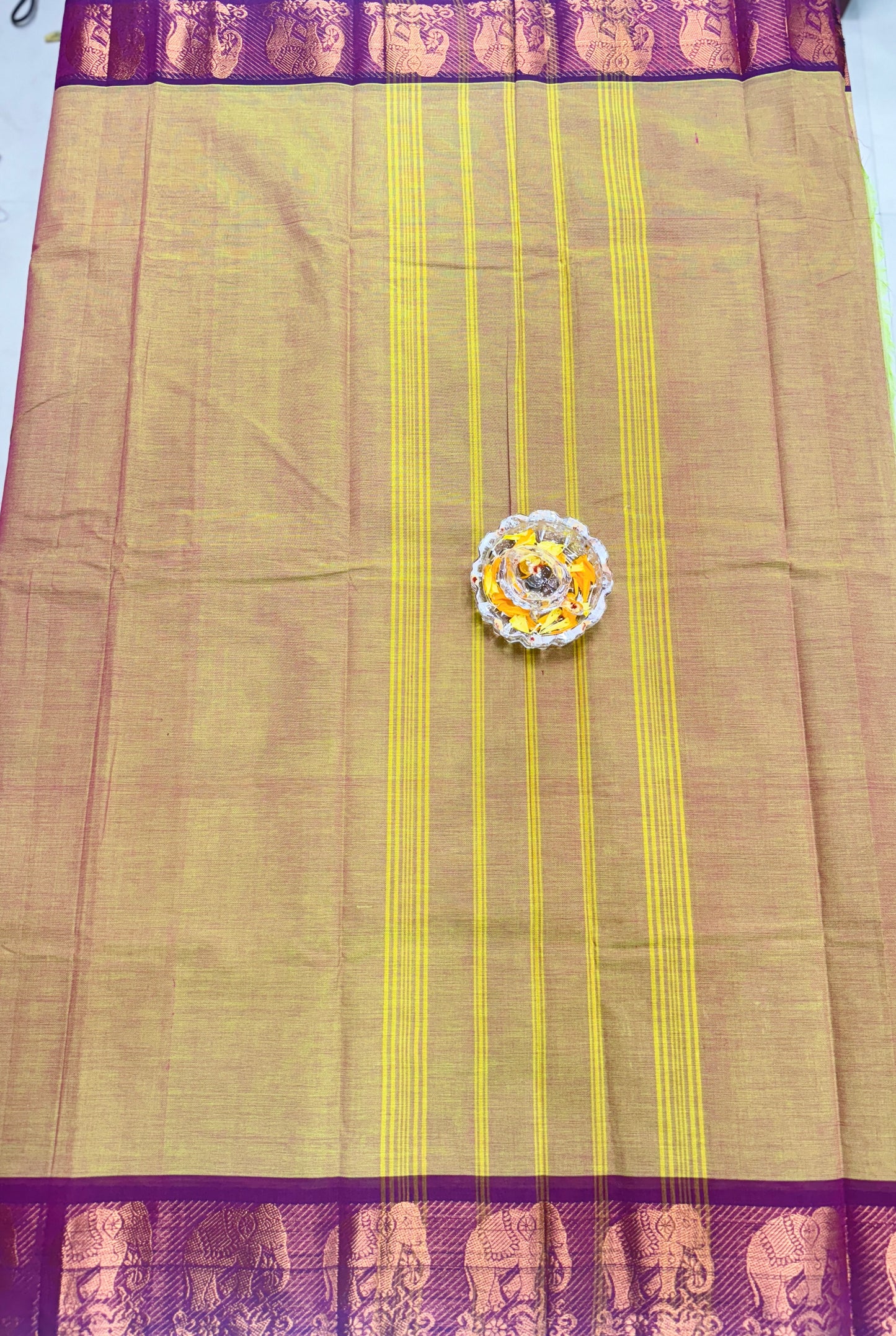 Chettinad Pure Cotton Saree with Zari Border – 80 Count, 20 Colours, 5.5m Length