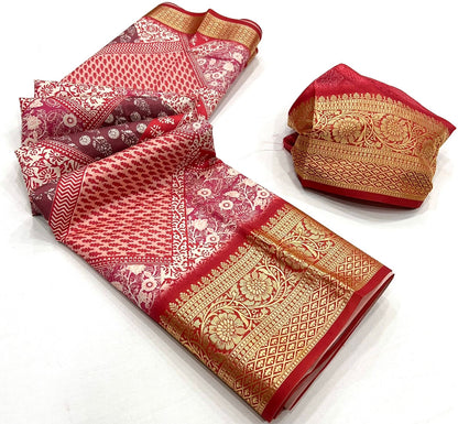 Dola Viscose Silk Saree with Exquisite Printed Design – Elegant Festive Wear for Women
