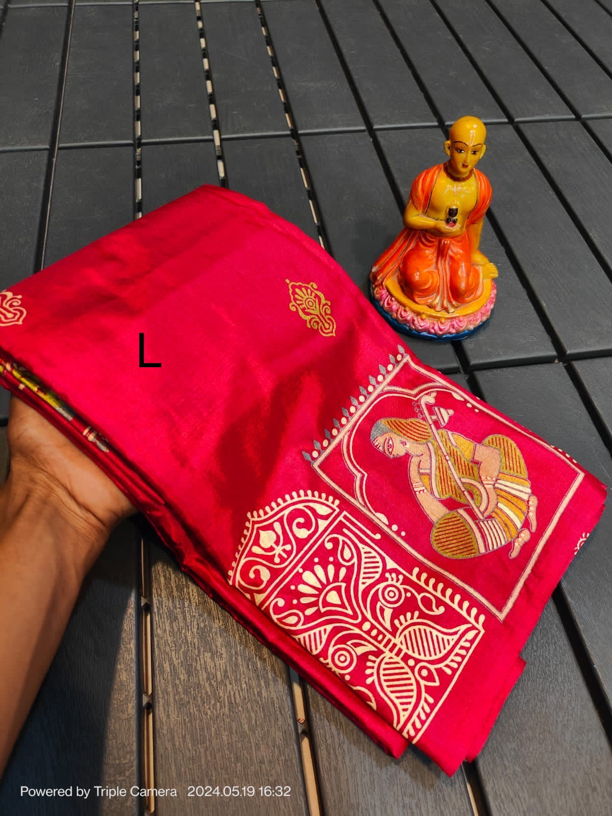 Semi Tussar Silk Saree with Matching Blouse Piece – Elegant Festive and Party Wear