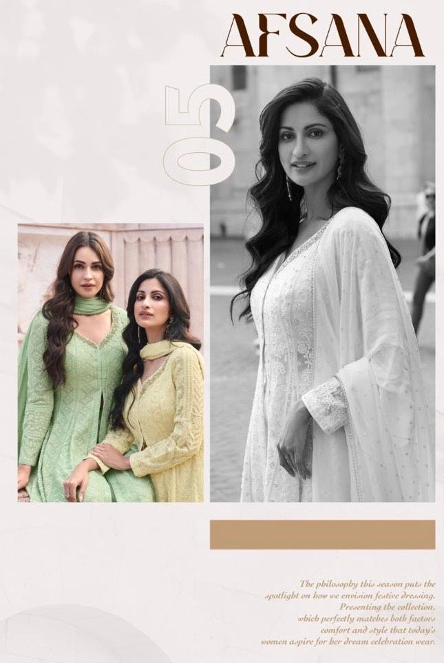 Real Georgette 3-Piece Set with Embroidered Top, Palazzo, and Dupatta – Free Size Stitched Ethnic Wear