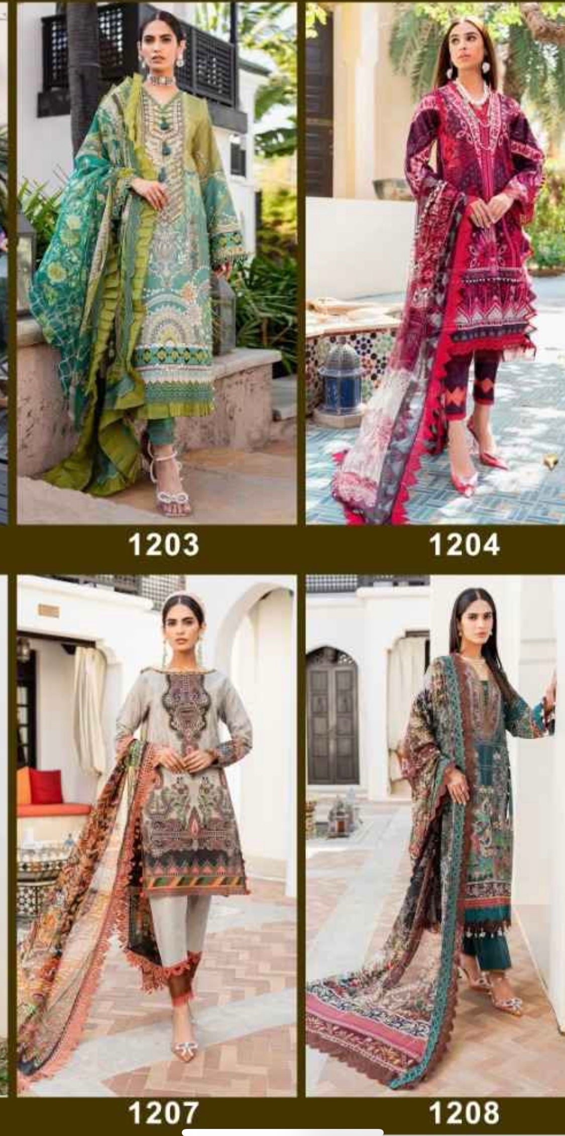 Unstitched Heavy Cotton Printed Dress Material with Mal Mal Dupatta for Women