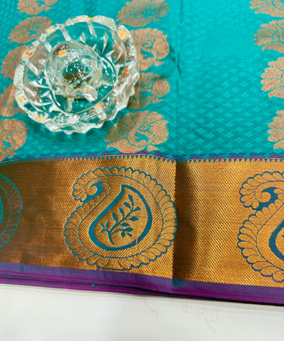 Soft Silk Saree with Cutwork and Stone Embellishments for Women