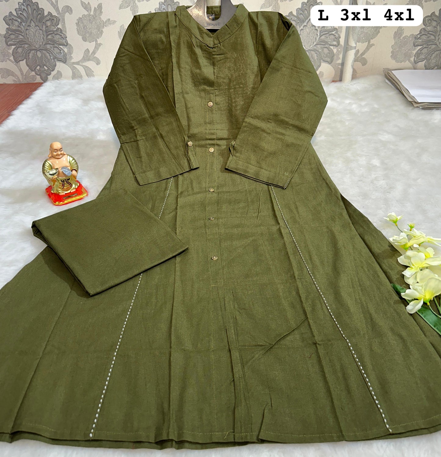 Premium Heavy Work Straight Kurti with Pant - Unmatched Quality, Unbeatable Price