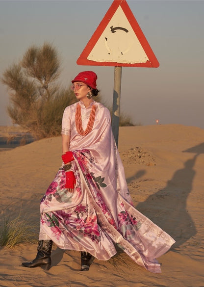 Printed Handwoven Tussar Silk Saree – Women’s Festive and Traditional Wear