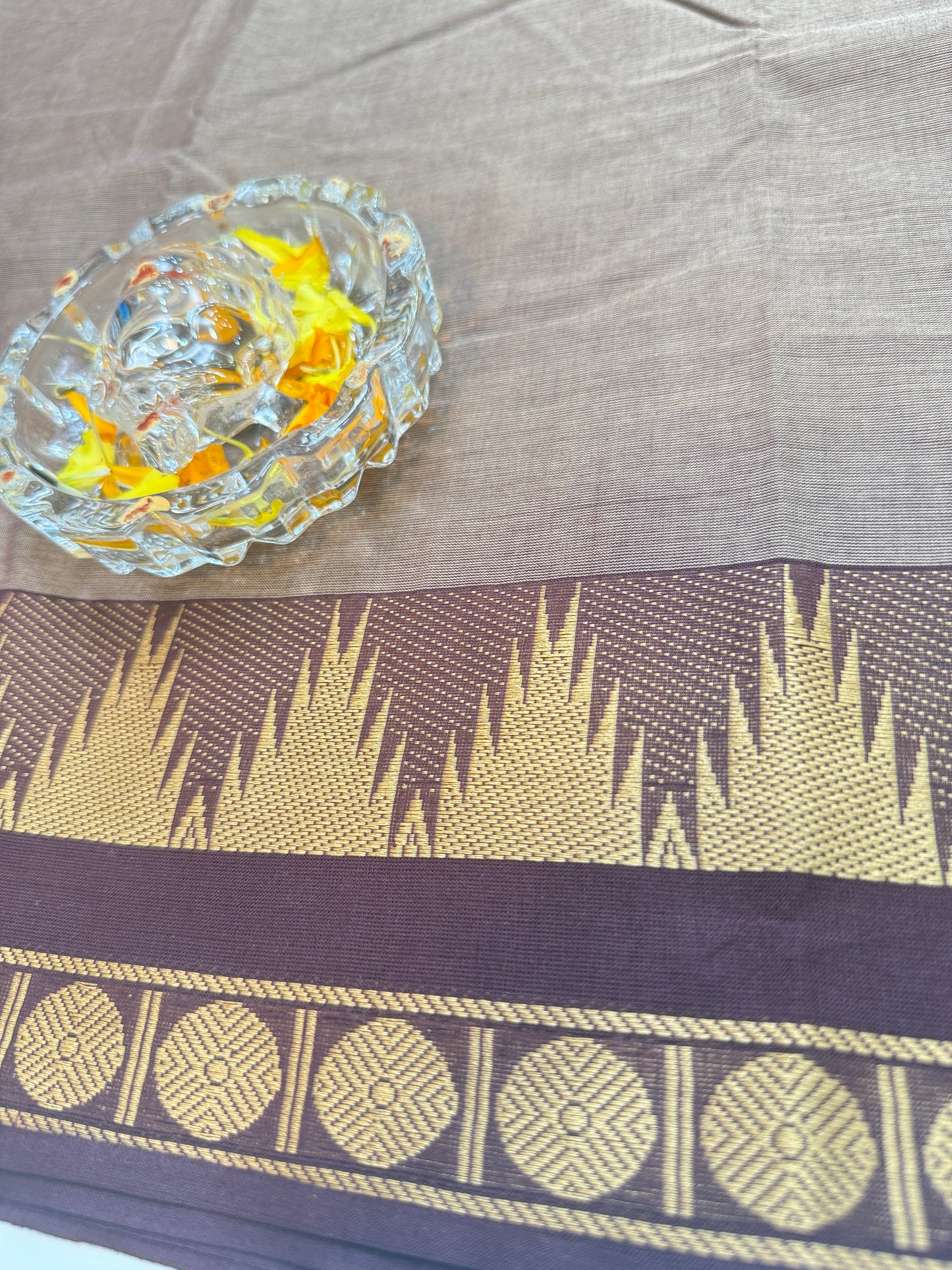 Chettinad Pure Cotton Saree with Zari Border – 80 Count, 20 Colours, 5.5m Length