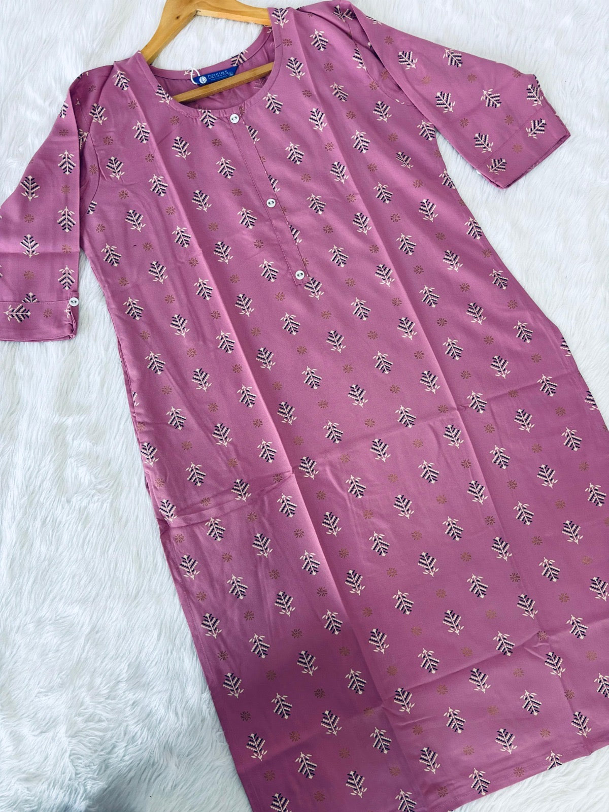 Liva Heavy Rayon Kurti for Women with 3/4th Sleeves – M to XXL