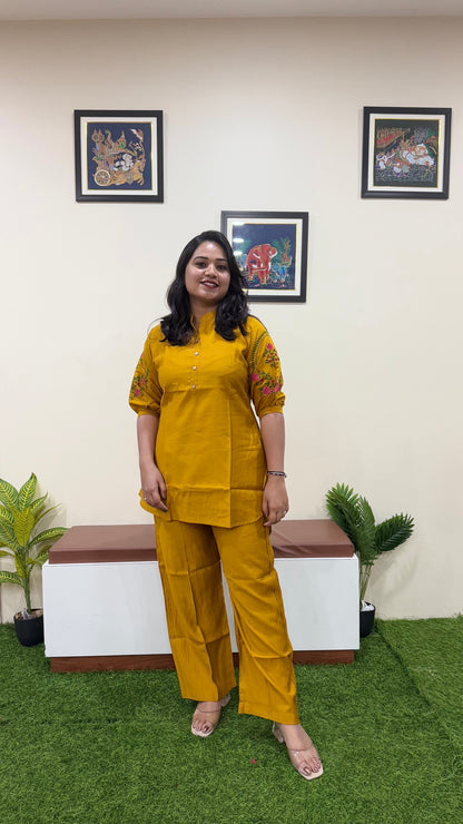 Women's Vatican Silk Co-ord Set in Rich Color Combinations – Sizes L to 3XL