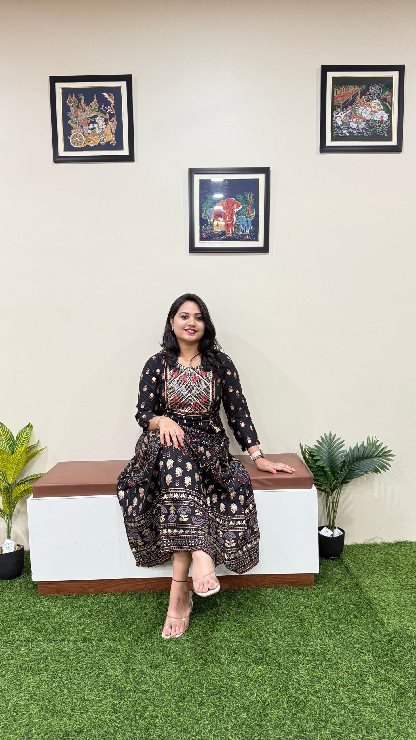 Diwali Night Anarkali Gown- Liva approved