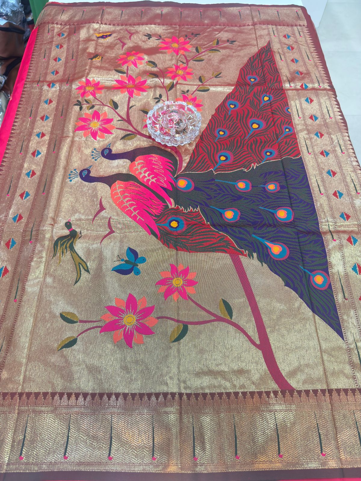 Classic Paithani Saree with Brocade Blouse and Rich Pallu – Women’s Traditional Ethnic Wear