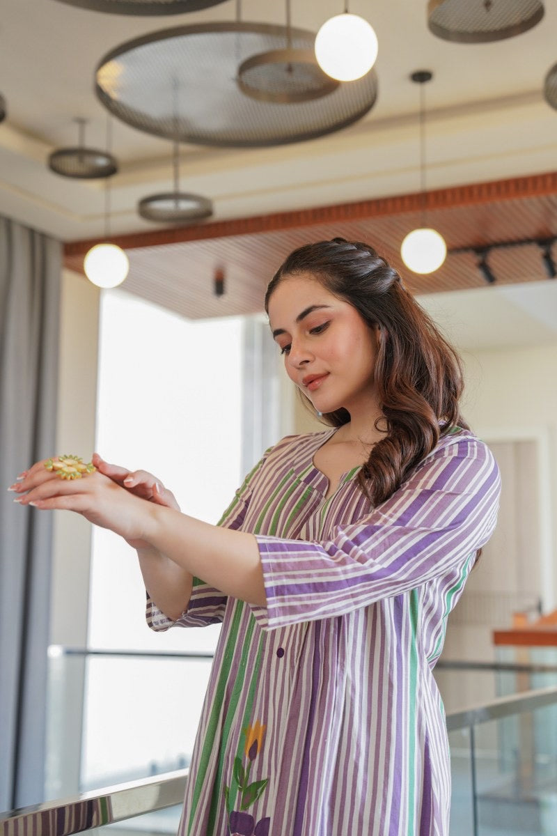 Mul Cotton Kurta Pant Set for Women – Soft & Breathable Daily Wear