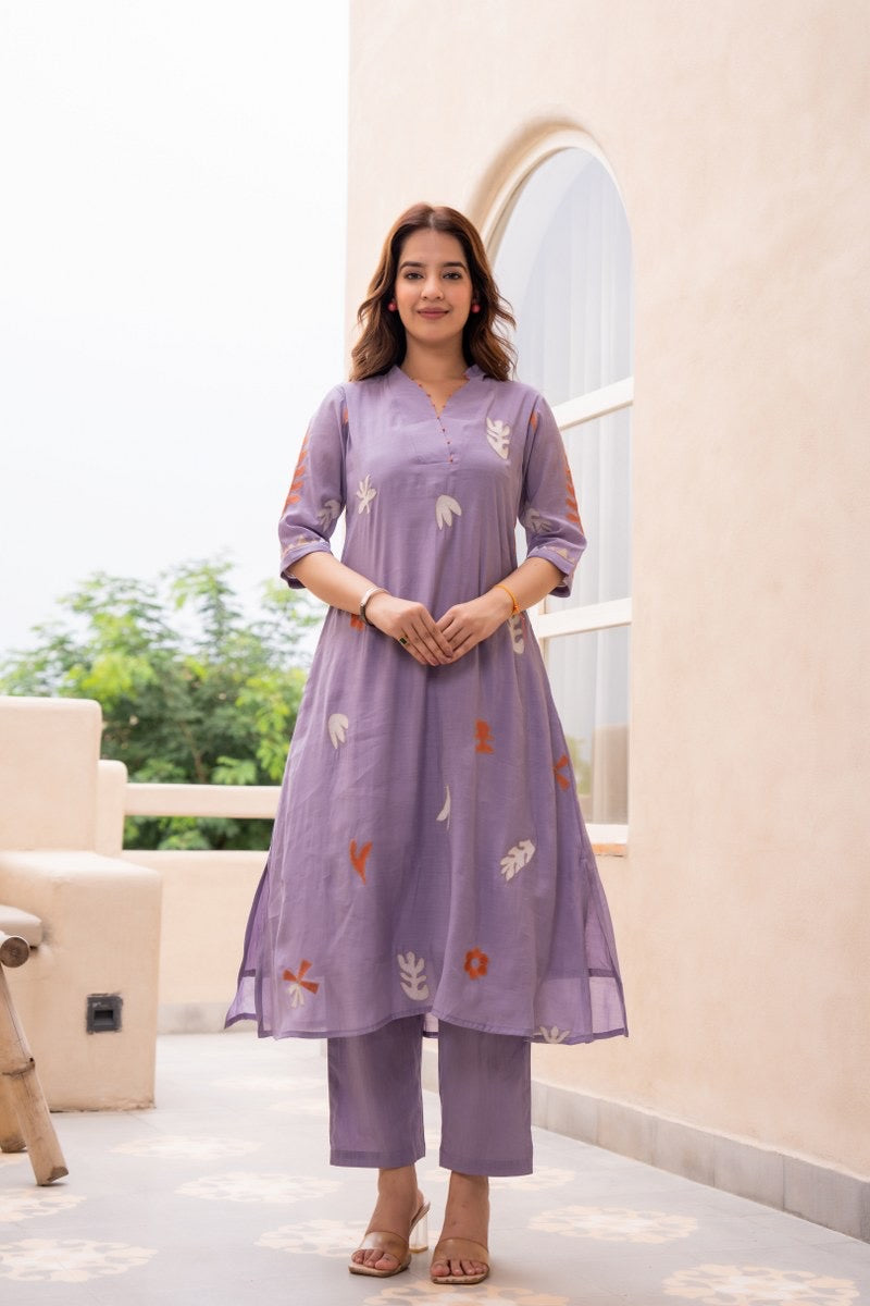 Pure Cotton Printed Kurta Pant Set – Comfortable Daily and Casual Wear for Women