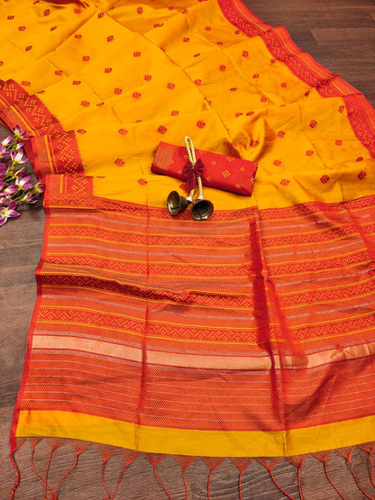 Regal Elegance Kaadi Raw Silk