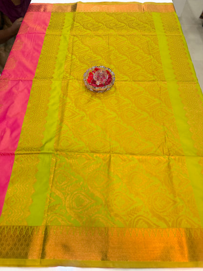 Soft Silk Sarees with Zari Work and Contrast Borders for Women – Festive and Traditional Wear