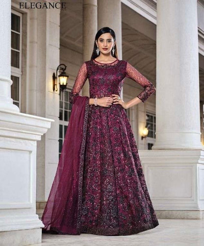 Embroidered Net Suit Set with Satin Bottom and Net Dupatta – Elegant 3-Piece Ethnic Wear for Women