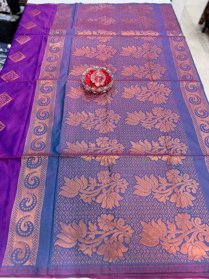 Soft Silk Sarees with Zari Work and Contrast Borders for Women – Festive and Traditional Wear