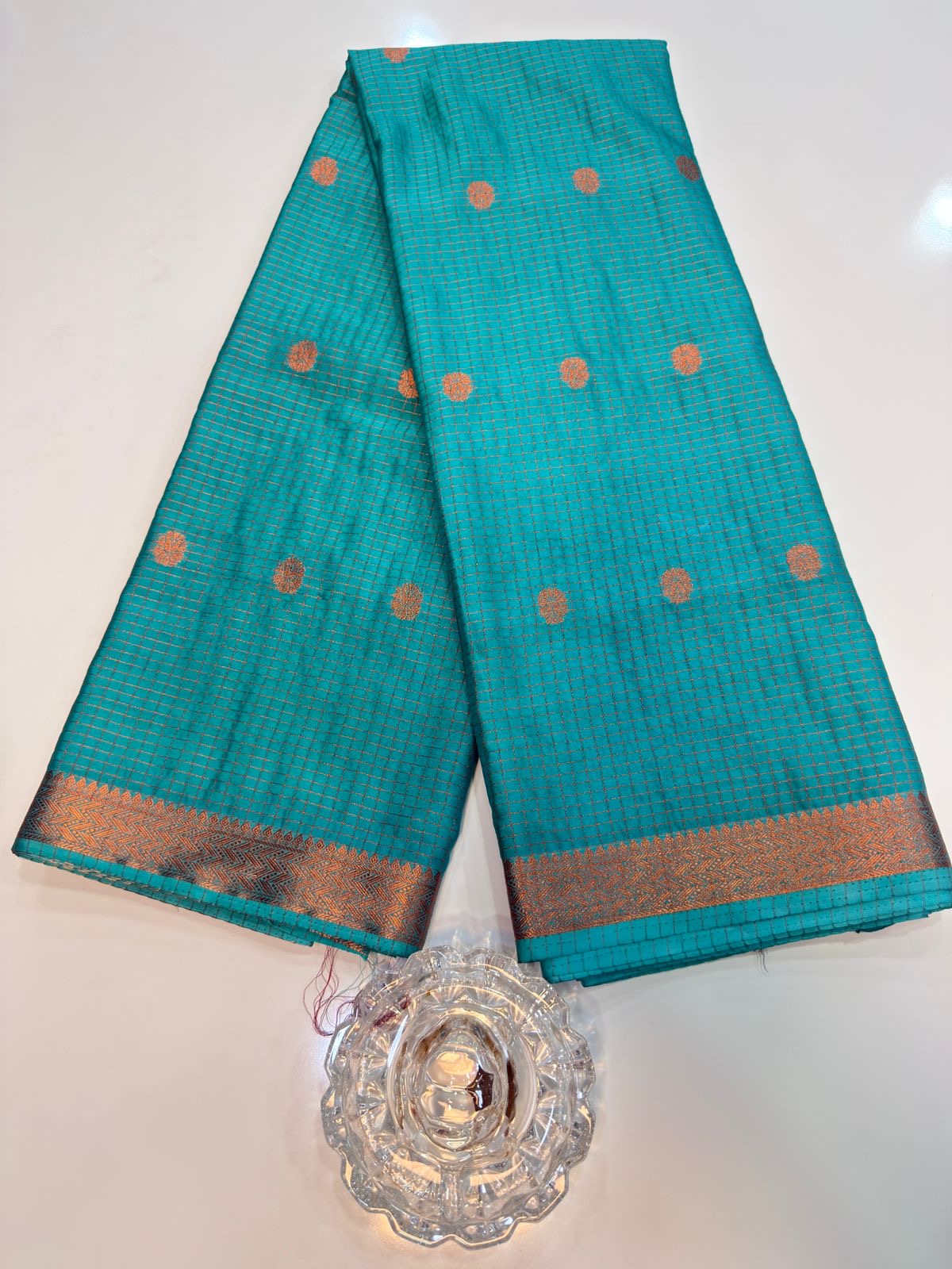 Mangalagiri Semi Pattu Saree with Blouse Piece for Women