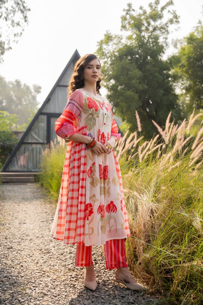 Pure Cotton Kurta Pant Set for Women – Lightweight Daily Wear