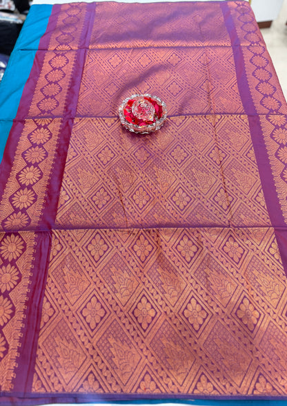 Soft Silk Sarees with Zari Work and Contrast Borders for Women – Festive and Traditional Wear