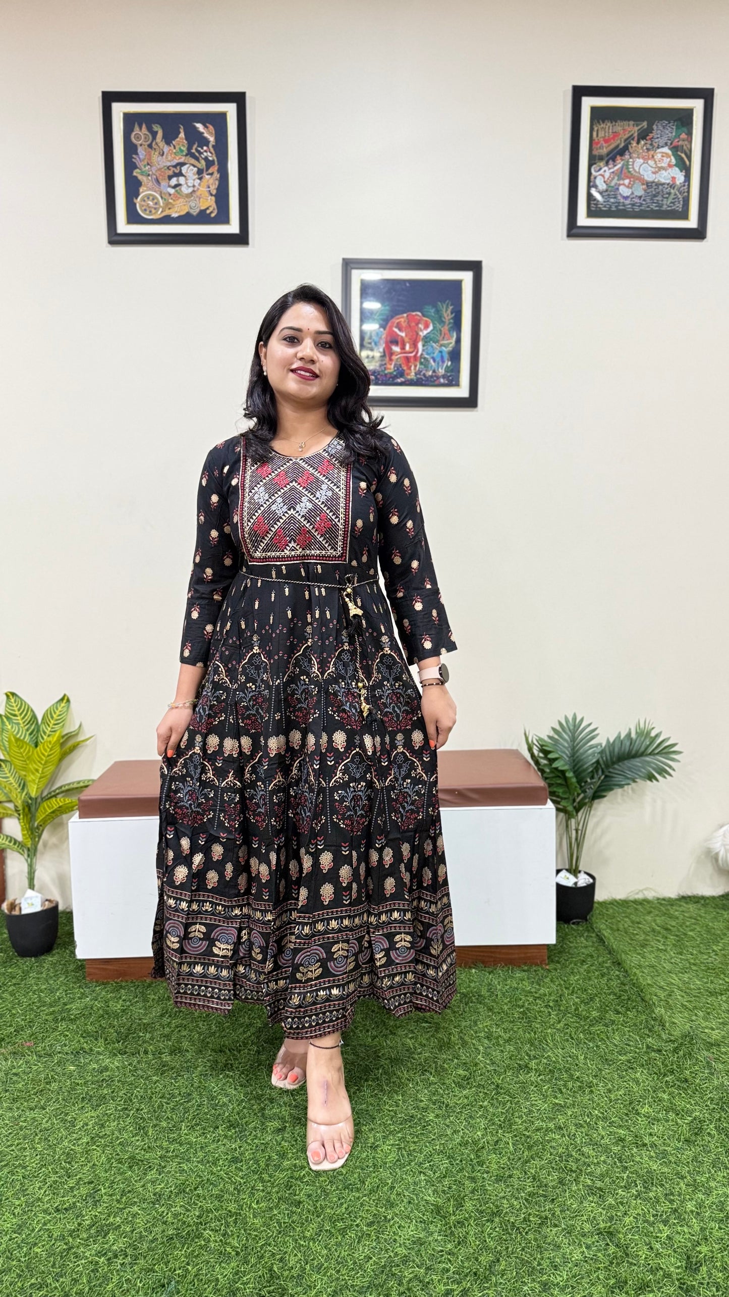 Diwali Night Anarkali Gown- Liva approved
