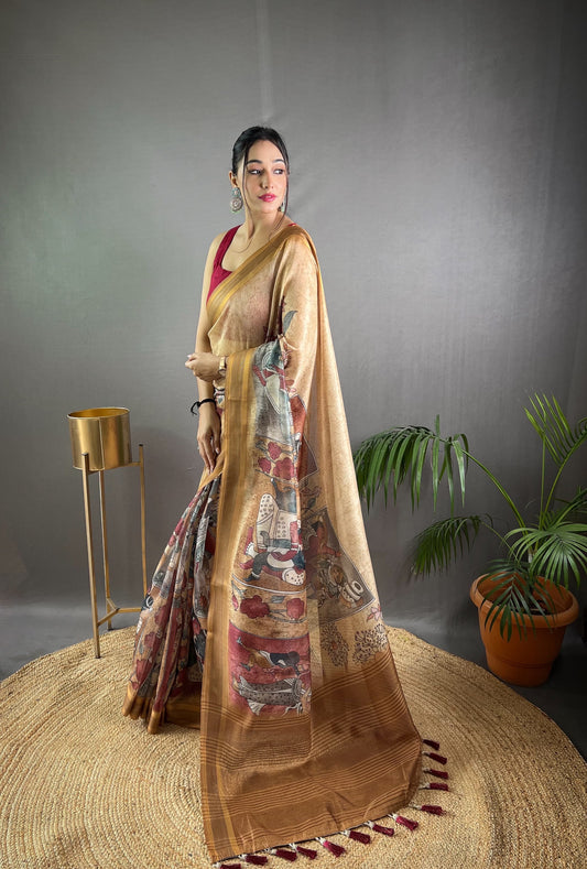 Ethereal Elegance Kashmiri Pashmina Silk