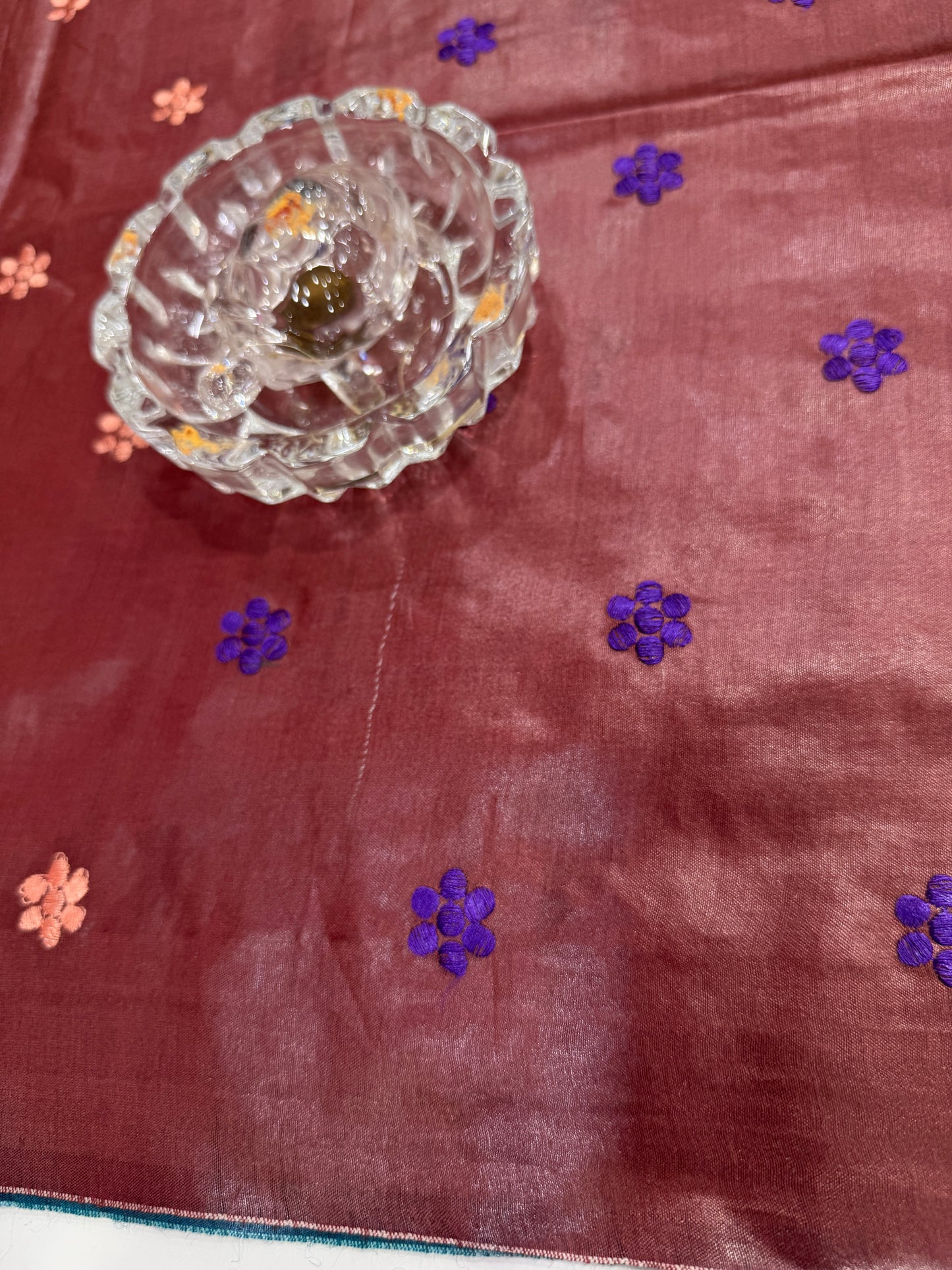 Pure Tussar Munga Silk Saree with Dolabadi Embroidery Work – Silk Mark Certified Handloom Saree