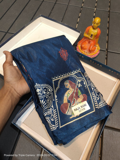 Tussar Silk Saree with Blouse Piece – Women’s Festive and Traditional Wear