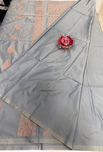 Soft Silk Sarees with Zari Work and Contrast Borders for Women – Festive and Traditional Wear