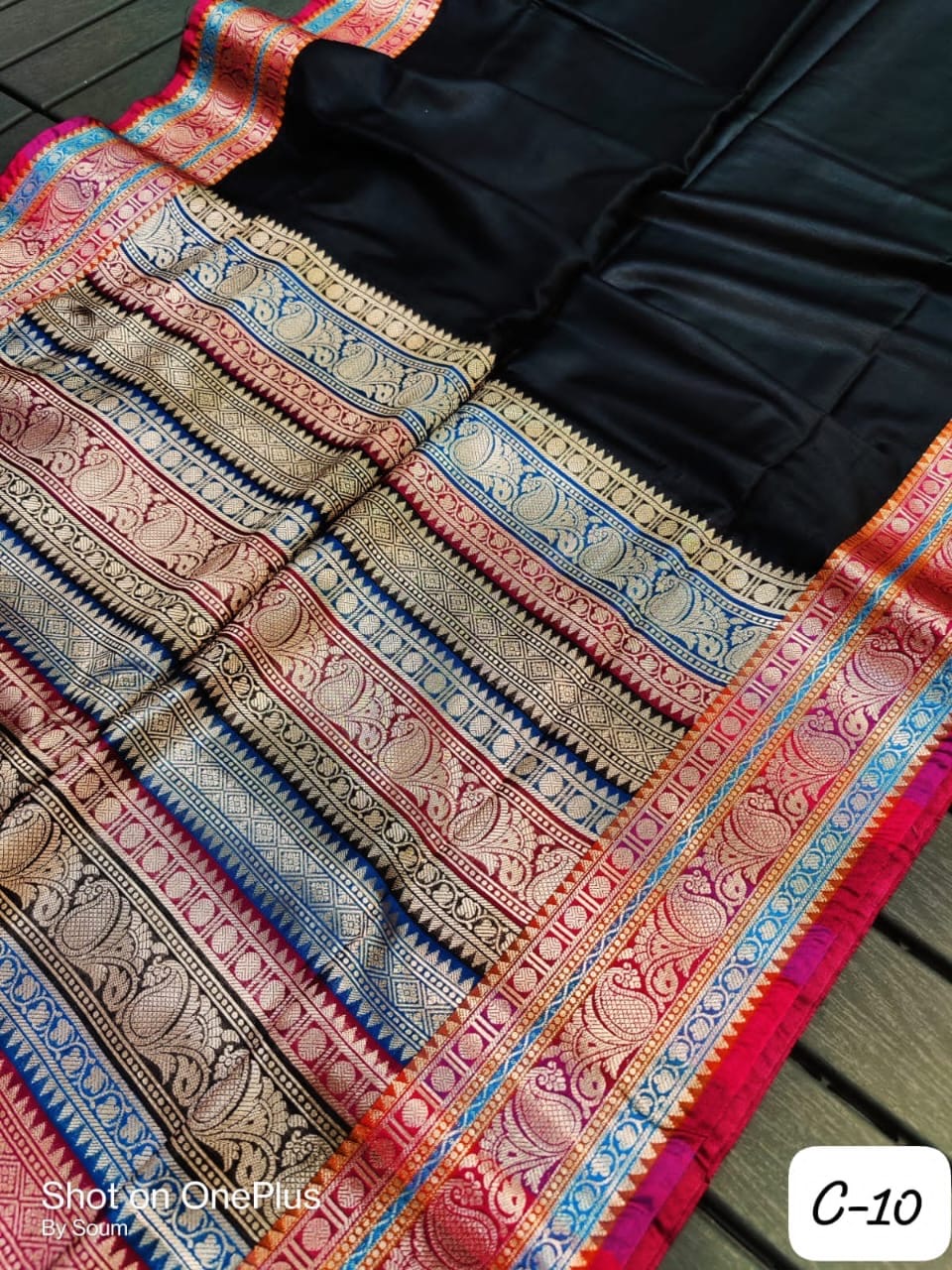 Muga Katan Saree with Brocade Blouse Piece for Women – Plain Body and Soft Drape