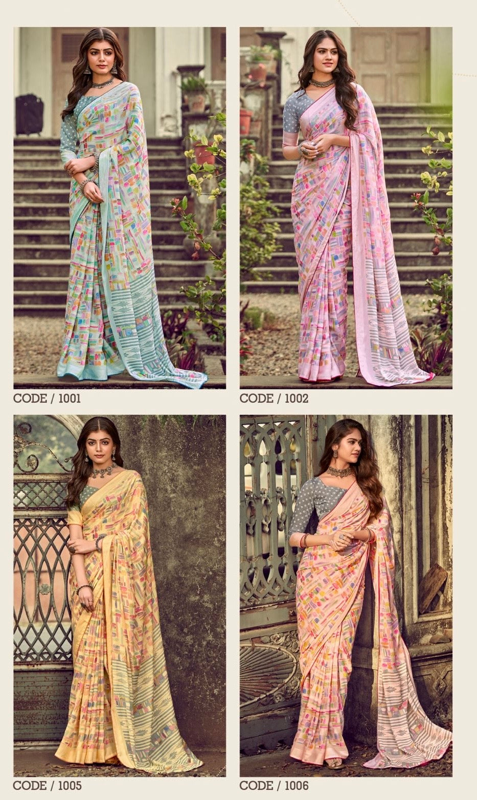 Women’s Pure Viscose Georgette Saree with Fancy Designer Blouse