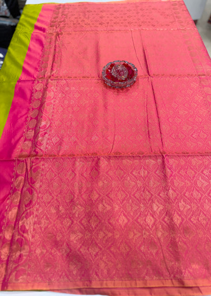 Soft Silk Sarees with Zari Work and Contrast Borders for Women – Festive and Traditional Wear