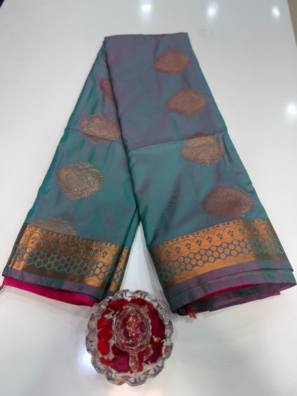 Soft Silk Sarees with Zari Work and Contrast Borders for Women – Festive and Traditional Wear